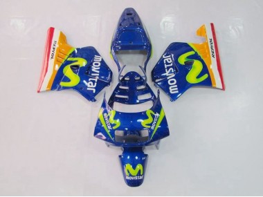 Best 1994-1996 Blue Green Honda NSR250 MC28 P4 Motor Bike Fairings