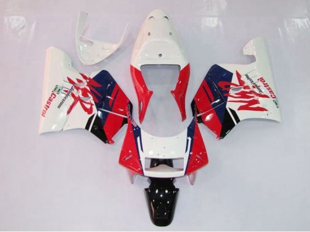 Best 1994-1996 Red White Honda NSR250 MC28 P4 Motorcycle Bodywork