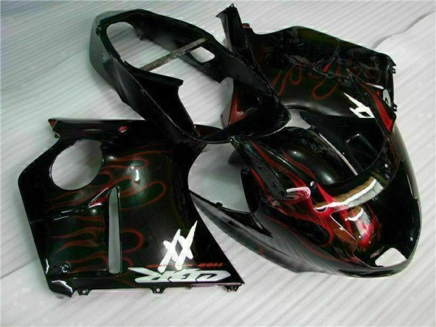 Best 1996-2007 Red Flame Honda CBR1100XX Motorcycle Bodywork Best 1996-2007 Red Flame Honda CBR1100XX Motorcycle Bodywork