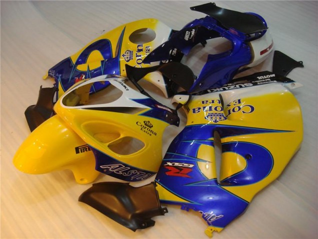 Best 1996-2007 Ellow Blue Suzuki GSXR 1300 Hayabusa Bike Fairings Best 1996-2007 Ellow Blue Suzuki GSXR 1300 Hayabusa Bike Fairings