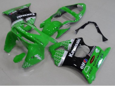 Best 1998-1999 Green Black Kawasaki ZX6R Motorbike Fairing