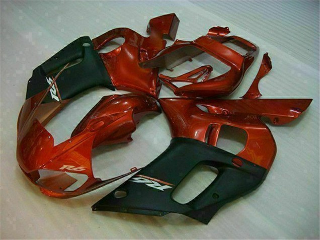 Best 1998-2002 Black Brown Yamaha YZF R6 Motor Bike Fairings Best 1998-2002 Black Brown Yamaha YZF R6 Motor Bike Fairings