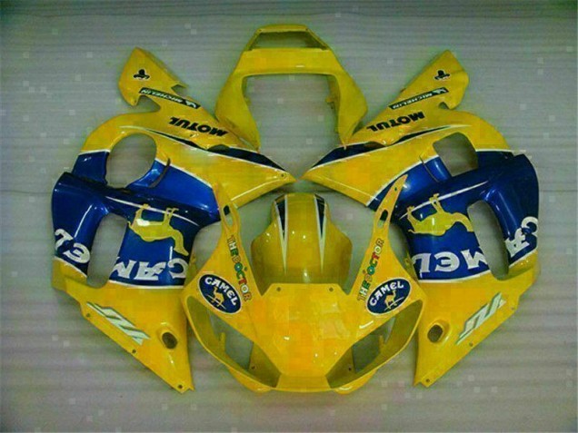 Best 1998-2002 Yellow Blue Yamaha YZF R6 Motorcycle Fairing Kit Best 1998-2002 Yellow Blue Yamaha YZF R6 Motorcycle Fairing Kit