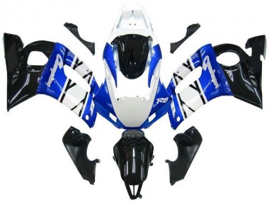 Best 1998-2002 Blue Black Champions Yamaha YZF R6 Motor Fairings
