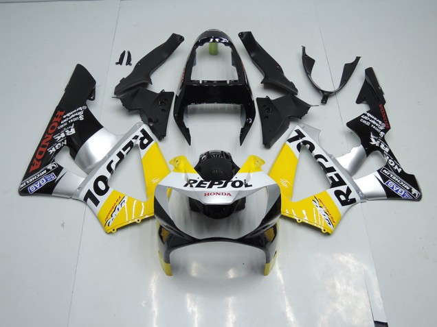 Best 2000-2001 Yellow Silver Black Repsol Honda CBR900RR 929 Motor Bike Fairings Best 2000-2001 Yellow Silver Black Repsol Honda CBR900RR 929 Motor Bike Fairings