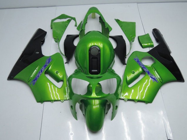Best 2000-2001 Green and Black Kawasaki ZX12R Motorcycle Fairing Kits Best 2000-2001 Green and Black Kawasaki ZX12R Motorcycle Fairing Kits