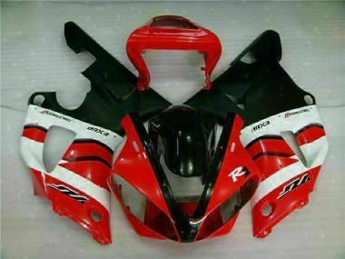 Best 2000-2001 Red Yamaha YZF R1 Motorcycle Fairings