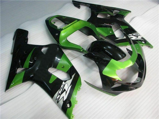 Best 2001-2003 Green Black Suzuki GSXR 600/750 Motorbike Fairing Best 2001-2003 Green Black Suzuki GSXR 600/750 Motorbike Fairing