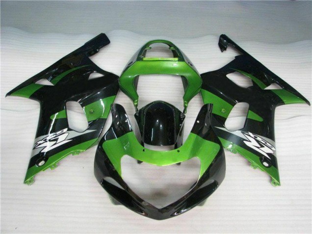 Best 2001-2003 Green Black Suzuki GSXR 600/750 Motorbike Fairing Best 2001-2003 Green Black Suzuki GSXR 600/750 Motorbike Fairing