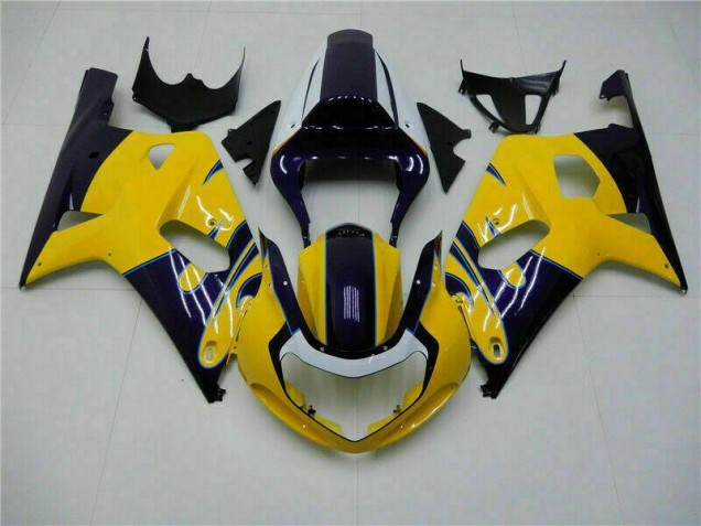 Best 2001-2003 Yellow Suzuki GSXR 600/750 Bike Fairings Best 2001-2003 Yellow Suzuki GSXR 600/750 Bike Fairings