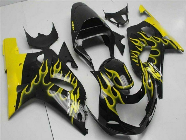 Best 2001-2003 Black Suzuki GSXR 600/750 Motorbike Fairing