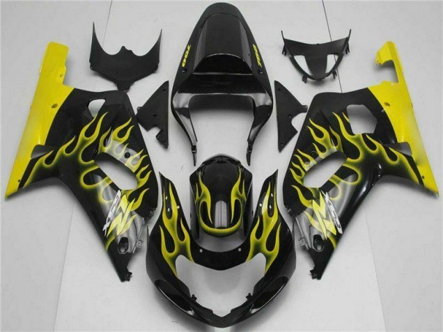 Best 2001-2003 Black Suzuki GSXR 600/750 Motorbike Fairing
