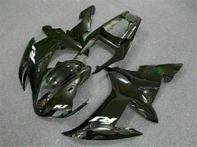 Best 2002-2003 Black Yamaha YZF R1 Motorcycle Fairing