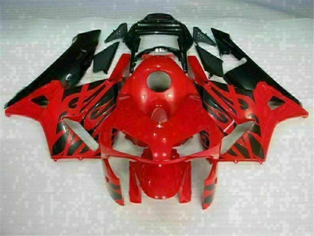 Best 2003-2004 Red Black Honda CBR600RR Motorbike Fairing Kits & Bodywork
