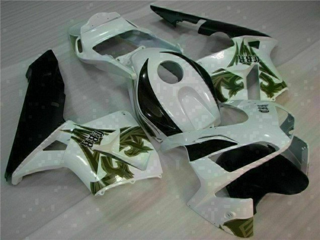 Best 2003-2004 White Honda CBR600RR Motorcycle Bodywork