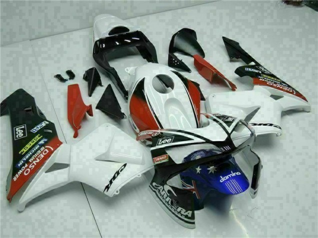 Best 2003-2004 White Blue Honda CBR600RR Motorcylce Fairings Best 2003-2004 White Blue Honda CBR600RR Motorcylce Fairings