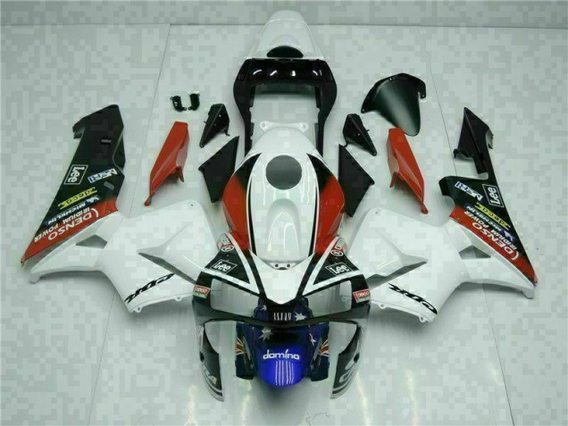 Best 2003-2004 White Blue Honda CBR600RR Motorcylce Fairings Best 2003-2004 White Blue Honda CBR600RR Motorcylce Fairings