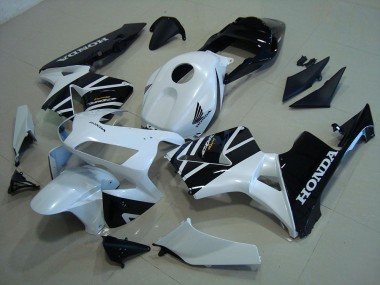 Best 2003-2004 White Black Honda CBR600RR Motorcylce Fairings