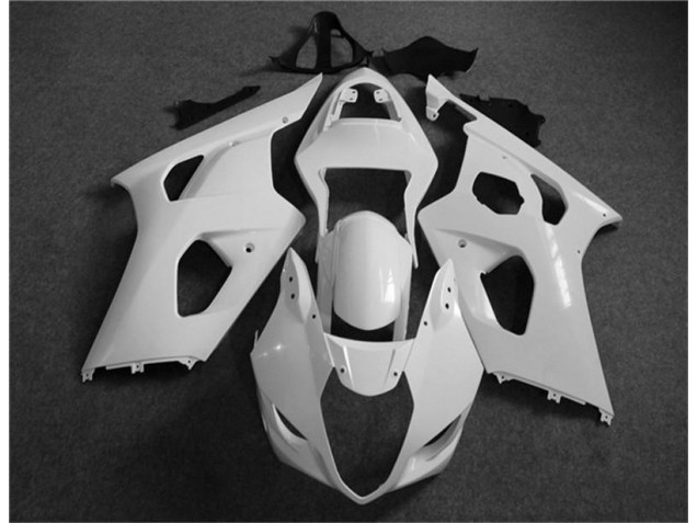 Best 2003-2004 White Suzuki GSXR 1000 Motorcycle Fairing Best 2003-2004 White Suzuki GSXR 1000 Motorcycle Fairing