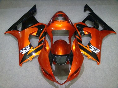 Best 2003-2004 Orange Black Suzuki GSXR 1000 Motorcycle Fairing Kits