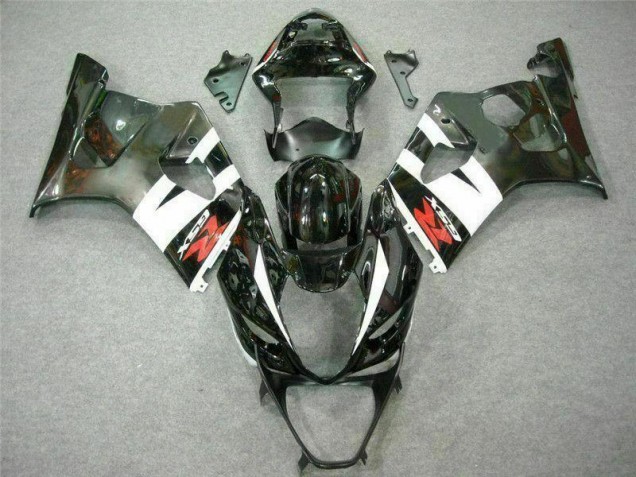 Best 2003-2004 White Black Suzuki GSXR 1000 Motorcycle Replacement Fairings Best 2003-2004 White Black Suzuki GSXR 1000 Motorcycle Replacement Fairings