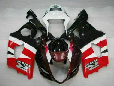 Best 2003-2004 Red Black Suzuki GSXR 1000 Replacement Fairings
