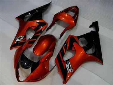 Best 2003-2004 Brown Black Suzuki GSXR 1000 Motorcycle Fairings