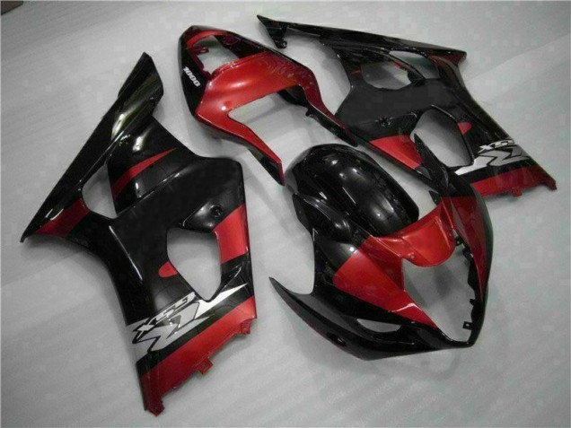 Best 2003-2004 Red Black Suzuki GSXR 1000 Motorcycle Fairing Kits Best 2003-2004 Red Black Suzuki GSXR 1000 Motorcycle Fairing Kits