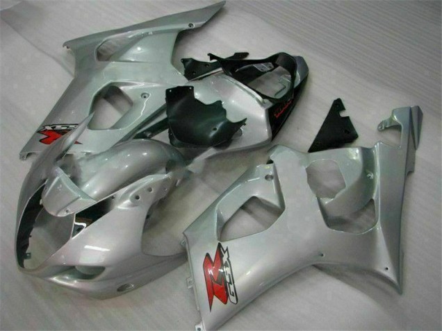 Best 2003-2004 Silver Suzuki GSXR 1000 Motorbike Fairing Best 2003-2004 Silver Suzuki GSXR 1000 Motorbike Fairing