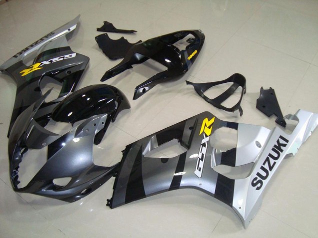 Best 2003-2004 Grey Silver Suzuki GSXR 1000 Motorcycle Fairings Kit Best 2003-2004 Grey Silver Suzuki GSXR 1000 Motorcycle Fairings Kit