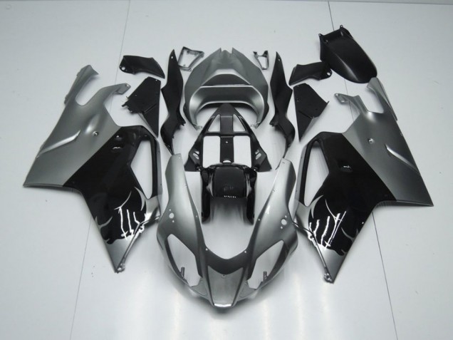 Best 2003-2006 Grey and Black Aprilia RSV1000 Bike Fairing Kit Best 2003-2006 Grey and Black Aprilia RSV1000 Bike Fairing Kit