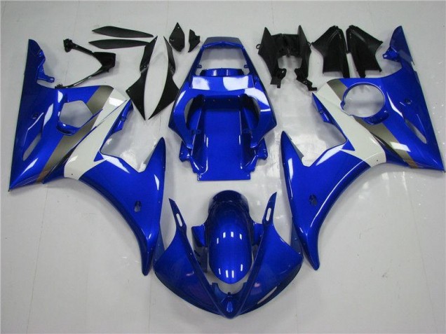 Best 2003-2005 Blue White Yamaha YZF R6 Replacement Fairings Best 2003-2005 Blue White Yamaha YZF R6 Replacement Fairings
