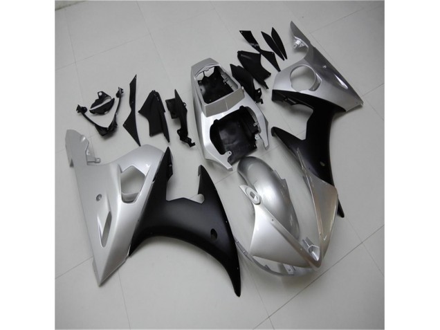 Best 2003-2005 Silver Black Yamaha YZF R6 Motorcylce Fairings Best 2003-2005 Silver Black Yamaha YZF R6 Motorcylce Fairings