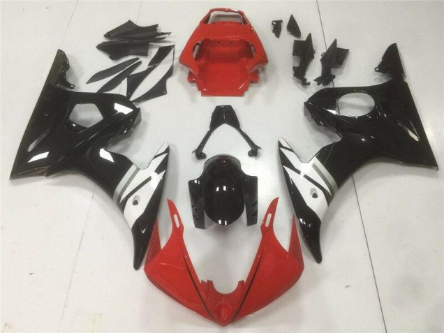 Best 2003-2005 Red Black White Yamaha YZF R6 Motorbike Fairings Best 2003-2005 Red Black White Yamaha YZF R6 Motorbike Fairings