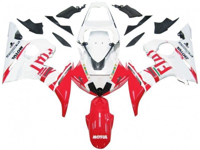 Best 2003-2005 White Red Fiat Yamaha YZF R6 Motorbike Fairing Best 2003-2005 White Red Fiat Yamaha YZF R6 Motorbike Fairing