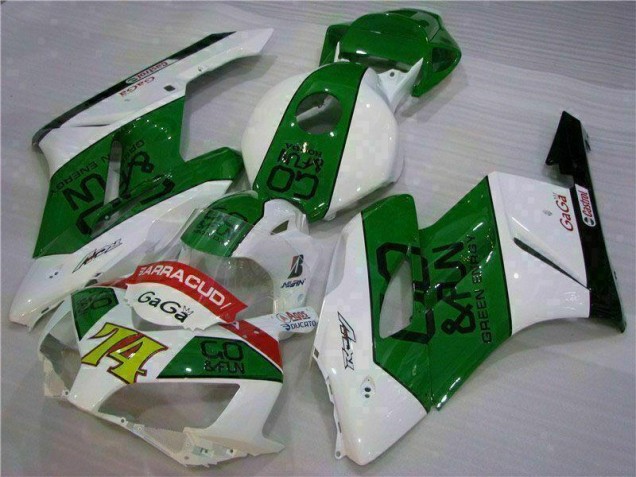 Best 2004-2005 Green White Honda CBR1000RR Motorcycle Fairing Best 2004-2005 Green White Honda CBR1000RR Motorcycle Fairing