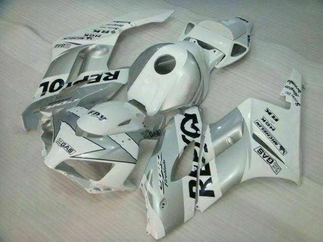 Best 2004-2005 Silver White Repsol Honda CBR1000RR Motor Fairings Best 2004-2005 Silver White Repsol Honda CBR1000RR Motor Fairings