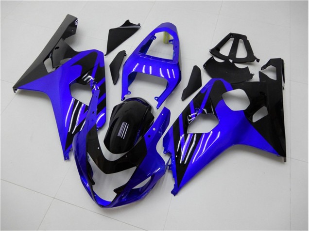 Best 2004-2005 Blue Black Suzuki GSXR 600/750 Motorcycle Fairings Kits