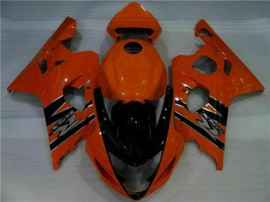 Best 2004-2005 Orange Black Suzuki GSXR 600/750 Motorcycle Fairings Kits