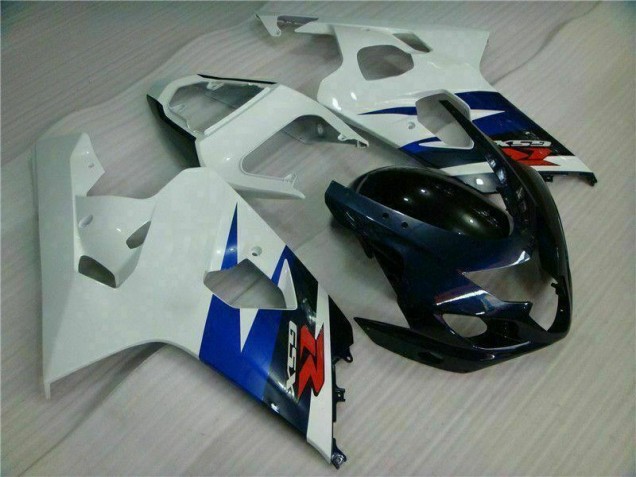 Best 2004-2005 White Black Suzuki GSXR 600/750 Motorcycle Fairing