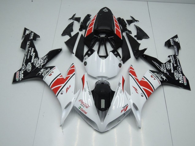 Best 2004-2006 White Black Stickers Yamaha YZF R1 Motorbike Fairing Best 2004-2006 White Black Stickers Yamaha YZF R1 Motorbike Fairing