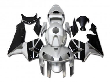 Best 2005-2006 Silver Black Honda CBR600RR Motor Bike Fairings