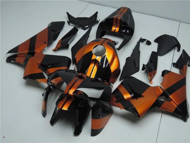 Best 2005-2006 Orange Black Honda CBR600RR Motorcycle Fairing Kits Best 2005-2006 Orange Black Honda CBR600RR Motorcycle Fairing Kits
