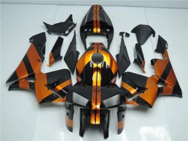 Best 2005-2006 Orange Black Honda CBR600RR Motorcycle Fairing Kits