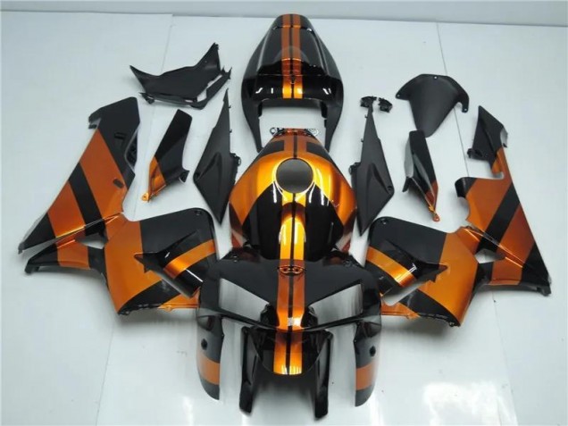 Best 2005-2006 Orange Black Honda CBR600RR Motorcycle Fairing Kits Best 2005-2006 Orange Black Honda CBR600RR Motorcycle Fairing Kits
