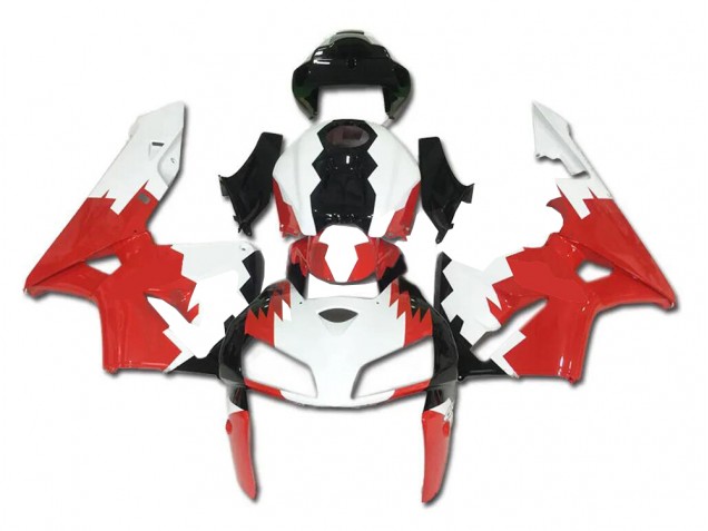 Best 2005-2006 Red White Black Honda CBR600RR Motorbike Fairing Best 2005-2006 Red White Black Honda CBR600RR Motorbike Fairing