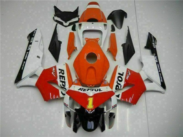 Best 2005-2006 Orange Repsol Honda CBR600RR Bike Fairing Kit Best 2005-2006 Orange Repsol Honda CBR600RR Bike Fairing Kit