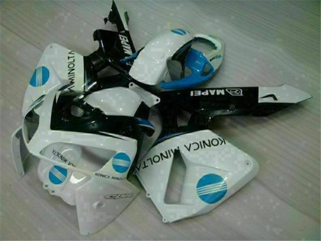 Best 2005-2006 White Blue Honda CBR600RR Motorcyle Fairings Best 2005-2006 White Blue Honda CBR600RR Motorcyle Fairings