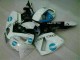 Best 2005-2006 White Blue Honda CBR600RR Motorcyle Fairings Best 2005-2006 White Blue Honda CBR600RR Motorcyle Fairings