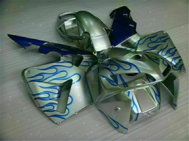 Best 2005-2006 White Blue Flame Honda CBR600RR Motorcycle Fairing Kit Best 2005-2006 White Blue Flame Honda CBR600RR Motorcycle Fairing Kit